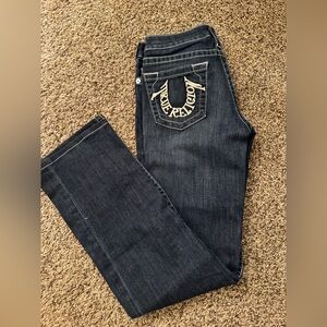 True Religion Women's Dark Blue Boot Cut Jeans